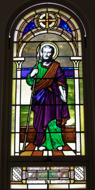 stainglass window St. Thomas 