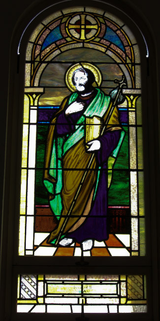 stainglass window St. Phillip