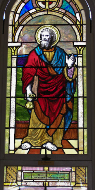 stainglass windows St.Matthew