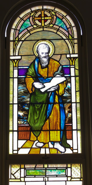 stainglass window St. Bartholomew