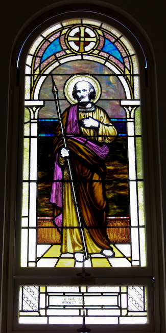 stainglass window St. Matthias
